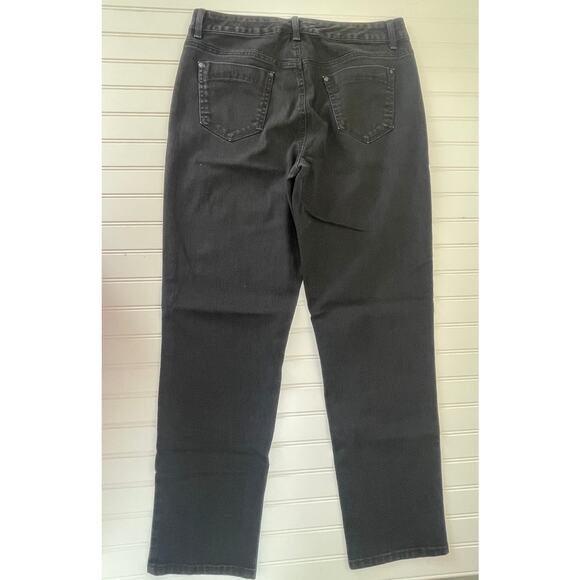 Bandolini Amy Black Straight Leg Jeans Denim Size Womens 14 - Picture 7 of 8